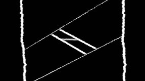 Abstract black torn paper edge stop motion transition animation on green screen. 4K ripped paper animated perfect for transitions, intro, outro, and video editing. - Powered by Shutterstock - Get 15% off with code: PIKWIZARD15