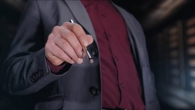 Businessman working with virtual touchscreen and global futuristic interface - Powered by Shutterstock - Get 15% off with code: PIKWIZARD15