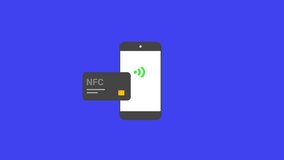 NFC credit card payment with contactless credit card with NFC technology. Wireless money transaction. Wireless payment - Powered by Shutterstock - Get 15% off with code: PIKWIZARD15