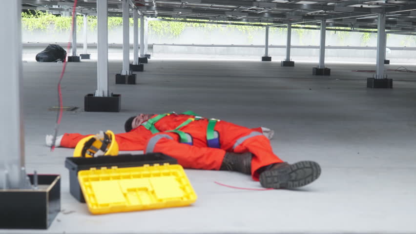 Worker unconscious after workplace accident on site