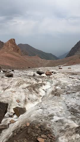 mountain nature hike glacier beauty