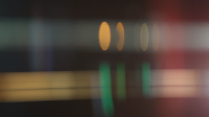 Real Shooted Anamorphic Lens Flare Transition on Black Background in Super Slow Motion.