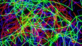 Colorful Abstract Color Line Chaos Doodle Hand Drawn Pattern Featuring Vibrant Neon Scribbles and Flowing Lines - Powered by Shutterstock - Get 15% off with code: PIKWIZARD15