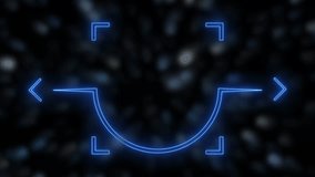 Holographic earth globe spinning with Futuristic glowing HUD element. New futuristic system technology background data protection concept glowing animation. - Powered by Shutterstock - Get 15% off with code: PIKWIZARD15