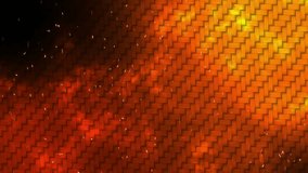 Animated red color shiny circular dots moving with thread texture dark loop able geometrical background. Seamless Smooth Woven Thread Texture Loop. Video featuring a continuous, smooth pattern. - Powered by Shutterstock - Get 15% off with code: PIKWIZARD15