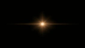 Realistic sunlight lens flare animation on a dark black background. Design for lens flare, sunlight effect, flare animation, light burst, glowing overlay, sun rays, pulsing light or luminous effect. - Powered by Shutterstock - Get 15% off with code: PIKWIZARD15