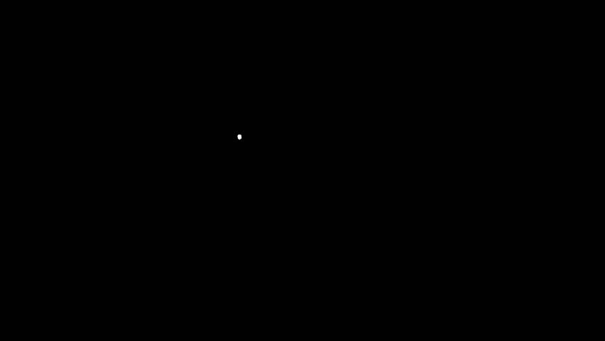 Simple Animation of a Circle Forming and Disappearing Over Time in Minimalist Style