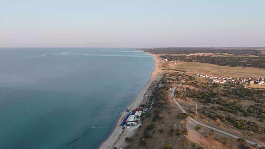 Aerial view of the beautiful landscape