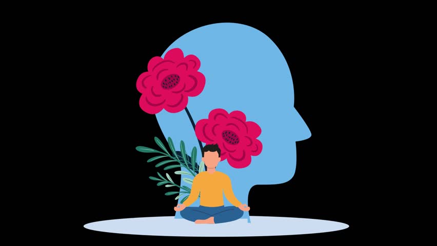  Mental Health Animated Icon or  Mental Health Animated Icon 