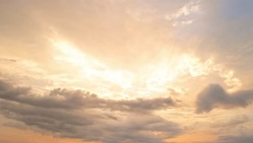 Twilight Sky timelapse. Moving clouds and sunset. Clouds float through the evening. Dusk twilight sky time lapse. Dramatic skies are moving. Cumulus and cirrus on storm. Sunrise cloudscape. - Powered by Shutterstock - Get 15% off with code: PIKWIZARD15