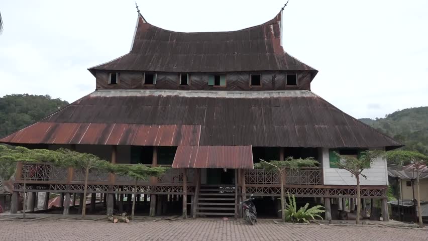 Bagas Godang Singengu in Mandailing Natal, North Sumatra, Indonesia is 200 years old.