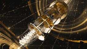 Futuristic Quantum Computer Processor Visualized with Glowing Circuits and Data Streams. Concept of Artificial Intelligence, Advanced Computing Future of Digital Technology. Modern. 3D Illustration - Powered by Shutterstock - Get 15% off with code: PIKWIZARD15