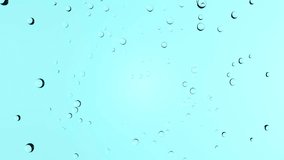 Transparent glass tubes with floating water bubbles on a blue background. Abstract 3D animation symbolizing purity, hydration, science, cosmetics, and product technology. - Powered by Shutterstock - Get 15% off with code: PIKWIZARD15