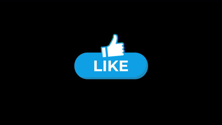 Chromatic Like Button Animation Video - Transparent