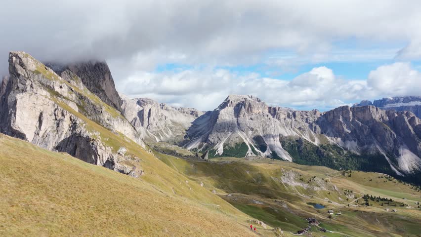A Breathtaking 4K Cinematic aerial footage of Seceda in the Dolomites - Italy_0002