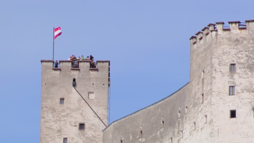View to the Hohensalzburg fortress, Salzburg