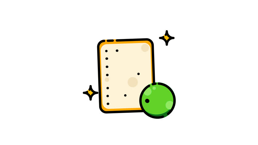 Form icon animation with a green check mark is perfect for design elements in business related projects, presentations, websites, or social media graphics.