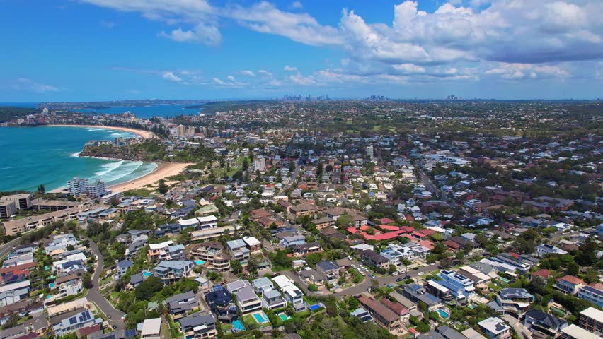 Aerial footage of Sydney