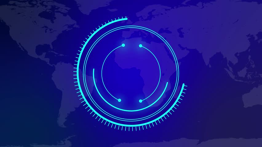 Futuristic Global Network Interface Digital H U D Overlay with World Map Background and Neon Blue - Powered by Shutterstock - Get 15% off with code: PIKWIZARD15