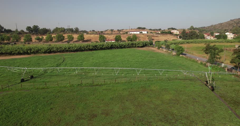 Irrigation System on Agricultural Land