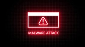 Glitch Alert System Hack Animation: Digital Grid Interface, Cybe rsecurity Breach Warning, Hacker Screen, Virus Threat Signal, Data Intrusion - Powered by Shutterstock - Get 15% off with code: PIKWIZARD15