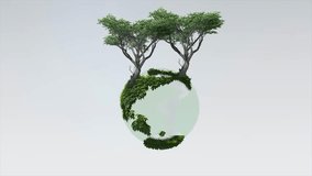Go Green Illustration with Earth and Tree Concept - Powered by Shutterstock - Get 15% off with code: PIKWIZARD15