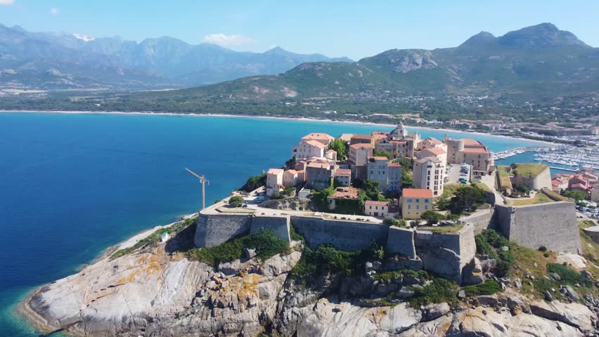 Calvi Citadel. Historic Fortress in Corsica