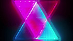 Glass neon composition. Computer generated 3d render - Powered by Shutterstock - Get 15% off with code: PIKWIZARD15