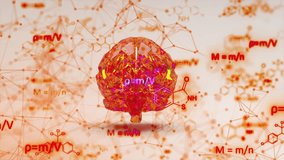 Brain with formulas concept. Computer generated 3d render - Powered by Shutterstock - Get 15% off with code: PIKWIZARD15