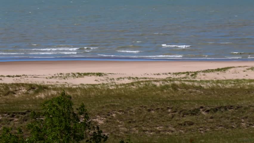 Serene view of Indiana Dunes