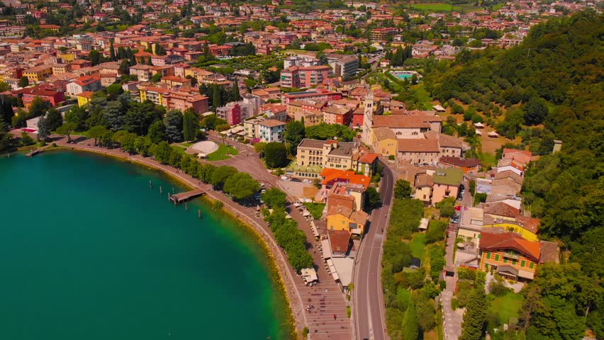 Garda beautiful town by lake garda