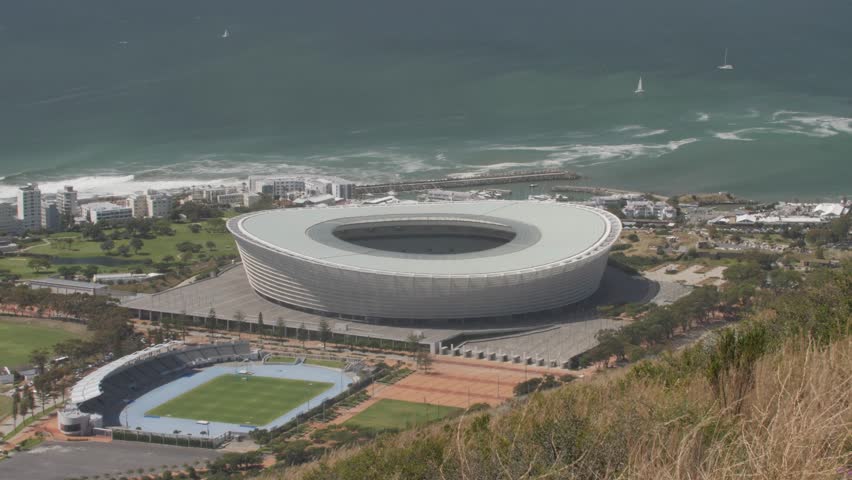 Cape Town Stadium in Cape Town, South Africa.