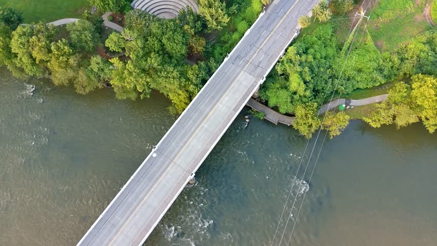 Bridge over the Congaree River - Columbia South Carolina early in morning