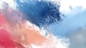 Watercolor animated texture in vibrant cobalt blue, lavender, and soft pink tones with white splatter highlights, abstract painterly wash, artistic handmade style, textured grunge overlay background - Powered by Shutterstock - Get 15% off with code: PIKWIZARD15