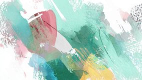 Airy watercolor composition with soft pastel tones of lavender and mint, textured brush strokes, and light paint bleeding, creating an ethereal and calming abstract vibe - Powered by Shutterstock - Get 15% off with code: PIKWIZARD15