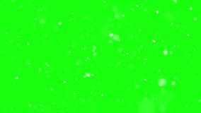 Falling Snow on Green Screen Background - Powered by Shutterstock - Get 15% off with code: PIKWIZARD15