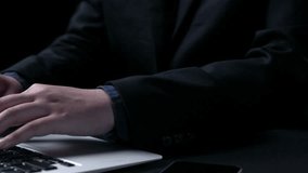 A modern concept depicting cloud storage with file transfer elements. A hand holds a smartphone, surrounded by digital icons and graphics, illustrating technology in business. Qubit - Powered by Shutterstock - Get 15% off with code: PIKWIZARD15