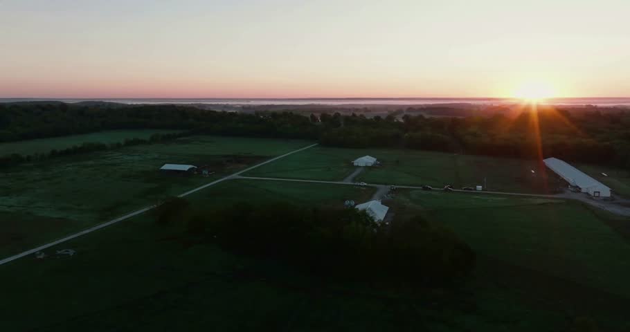 Organic Farm in Missouri USA – Sustainable Agriculture and Countryside Rural Life Footage