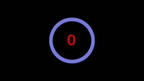 a red loading screen indicating 1 to 100 completion, often seen in software applications, games, or operating systems. Animation videos  - Powered by Shutterstock - Get 15% off with code: PIKWIZARD15