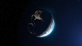 Planet earth outer space view
Beautiful outer space view of earth with America Continent,4K, 2024
 - Powered by Shutterstock - Get 15% off with code: PIKWIZARD15