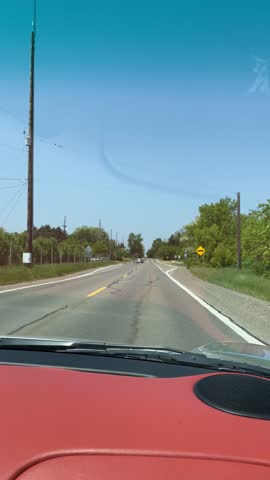 Driving Down a Country Road