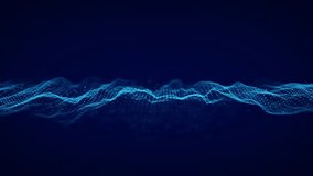 3D digital dynamic wave. Flow digital structure. Secure cybersecurity data connection. Cyber technology background. 3D rendering. - Powered by Shutterstock - Get 15% off with code: PIKWIZARD15