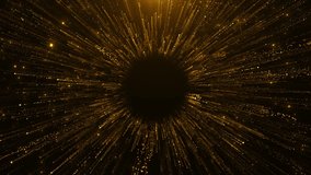 Golden rays explode Burst from Center from dark center, creating stunning dynamic energy effect. Radiant visuals suggest explosion, cosmic event, power burst. award ceremony event, Modern background - Powered by Shutterstock - Get 15% off with code: PIKWIZARD15
