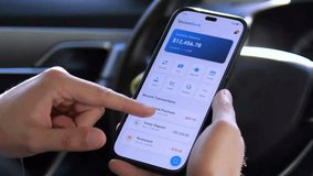 Hands react to a sudden security alert in a banking app, showing confusion and concern over an unauthorized transaction. Essential for cybersecurity awareness, finance tutorials, or dramatic - Powered by Shutterstock - Get 15% off with code: PIKWIZARD15