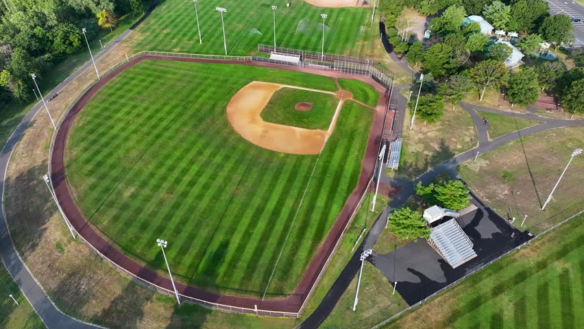 Aerial view of Baseball Diamond in South Amboy, NJ