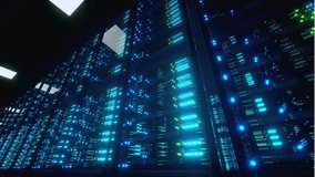 Closeup of Server Racks in Technology Data Center - Powered by Shutterstock - Get 15% off with code: PIKWIZARD15