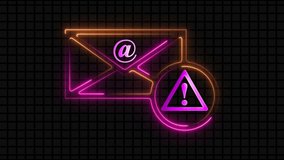 Cybersecurity Alert Symbol – Futuristic Digital Lock and Data Breach Warning on Abstract Tech Background.  - Powered by Shutterstock - Get 15% off with code: PIKWIZARD15