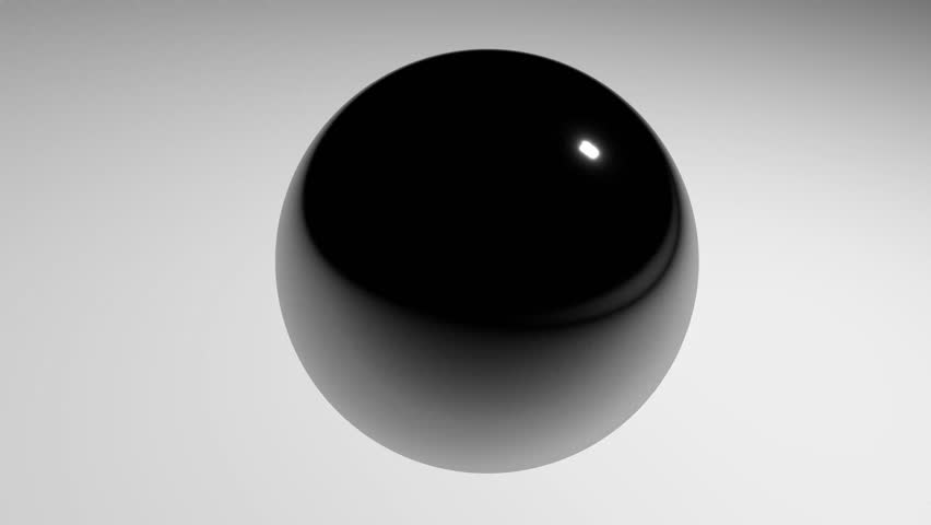 Abstract deformed metal sphere. Seamless loop. 3D animation. Ideal for uses as a cool background for titles, videos, animations, presentation, advertisement	