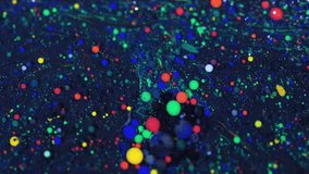 Abstract digital visualization of colorful particle network, symbolizing data flow, neural networks, and futuristic technology. - Powered by Shutterstock - Get 15% off with code: PIKWIZARD15