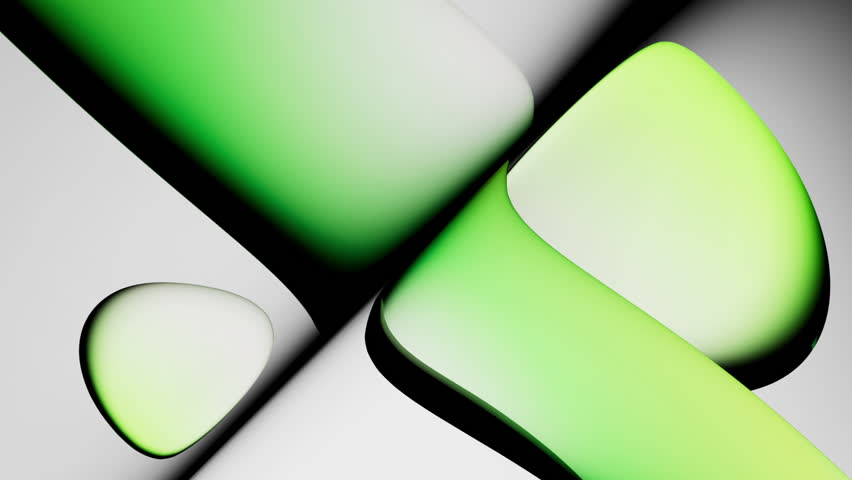 looping 3d animation. Abstract background. Motion of fluid colorful bubbles. Ribbed glass texture macro